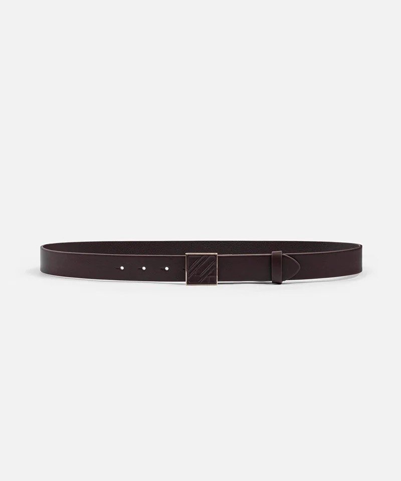 Ipekyol Monogram Buckle Leather-Effect Belt